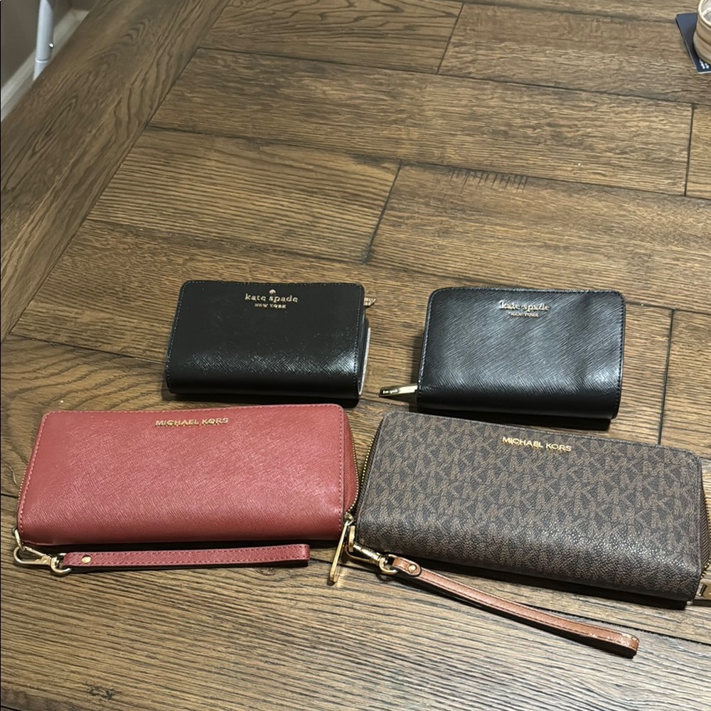 Michael Kors and Kate Spade Wallet Set